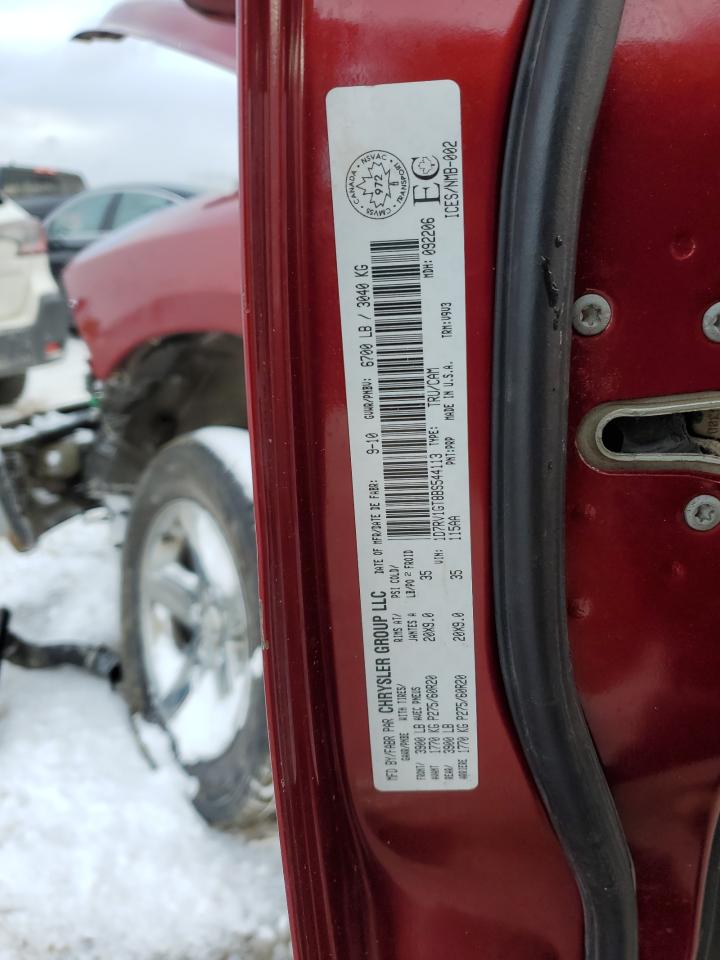 2011 Dodge Ram 1500 VIN: 1D7RV1GT8BS544113 Lot: 45583615