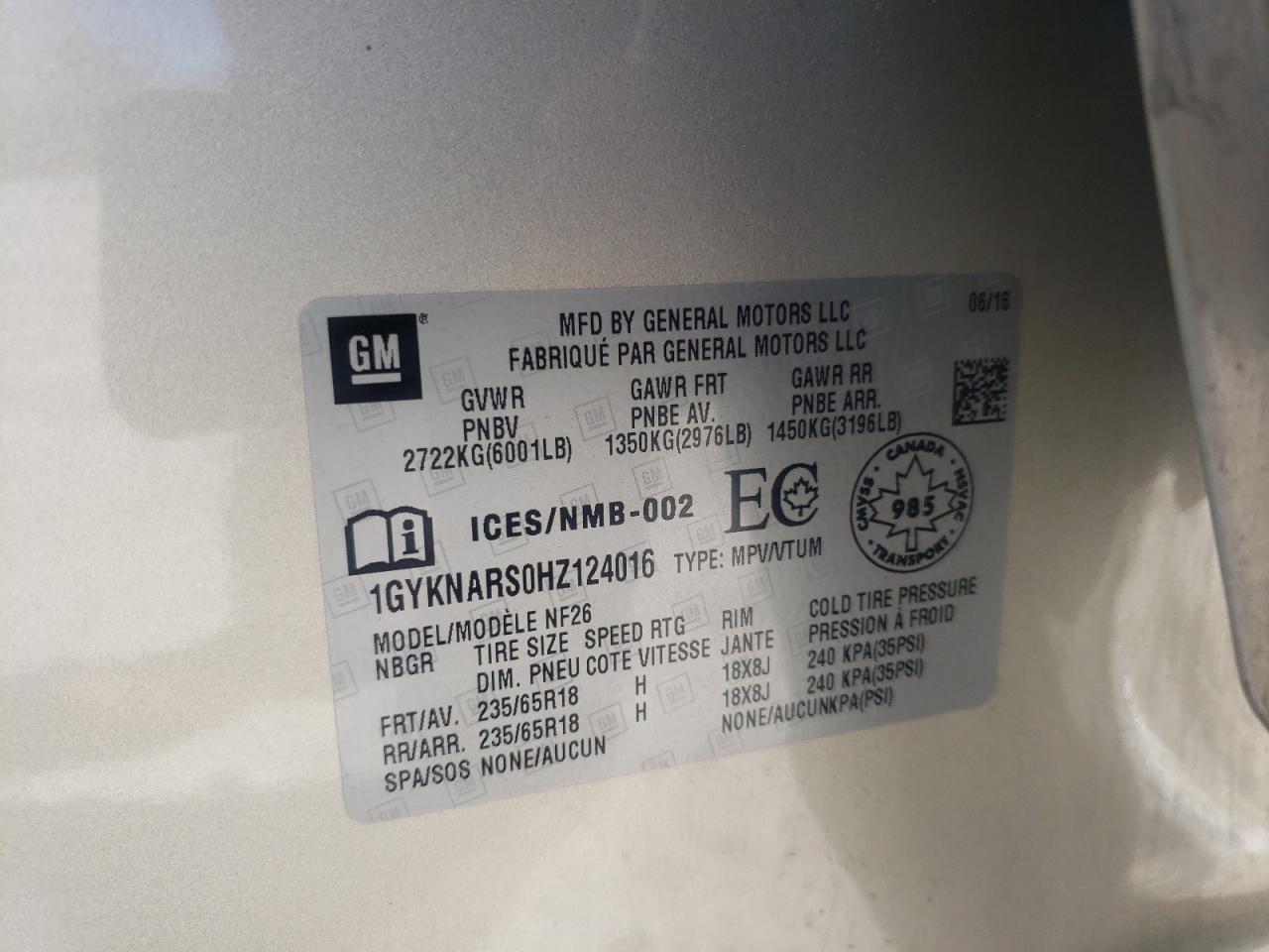 2017 Cadillac XT5 - Image 14
