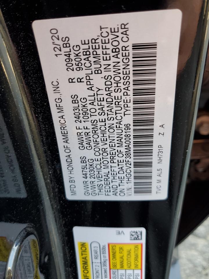 2021 Honda Accord - Image 12