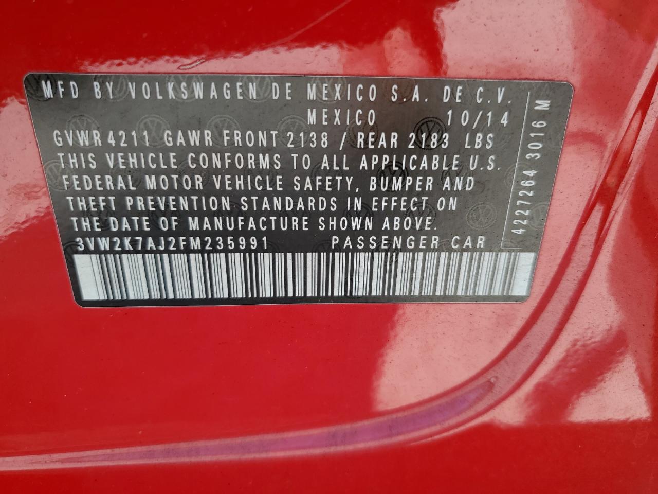 2015 Volkswagen Jetta - Image 12