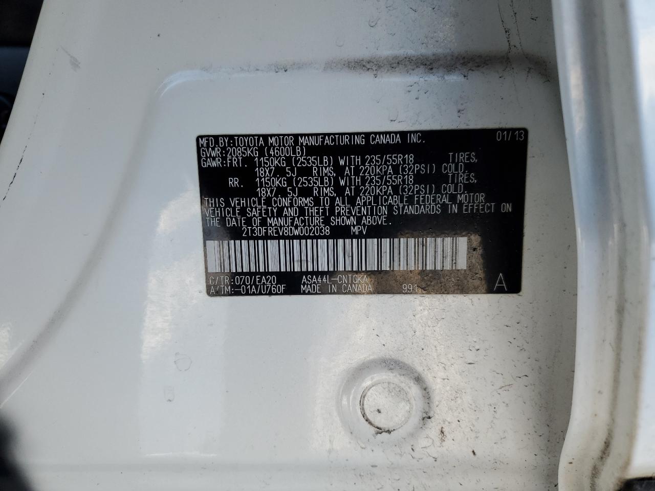 2013 Toyota RAV 4 - Image 13