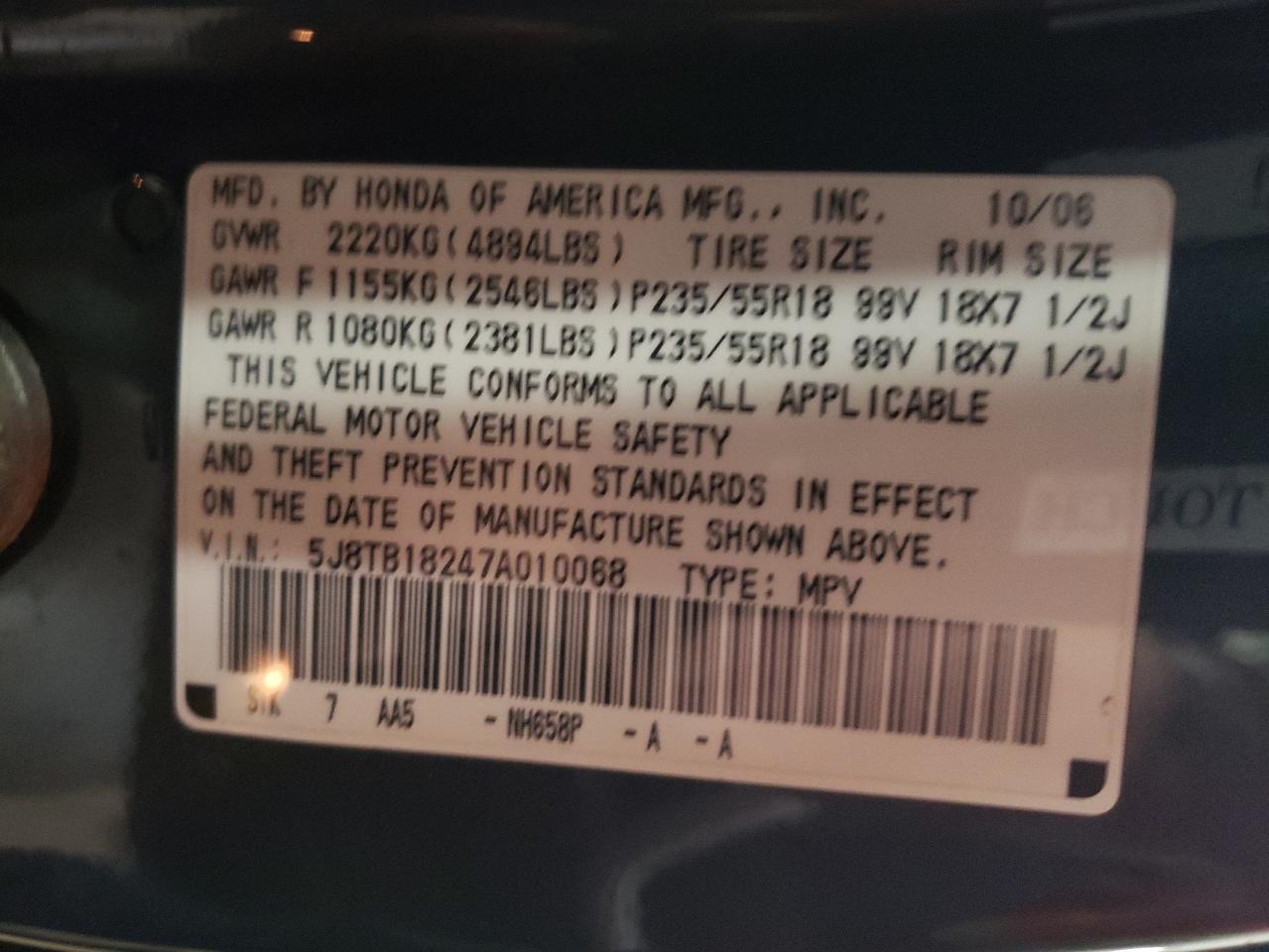 2007 Acura RDX - Image 13