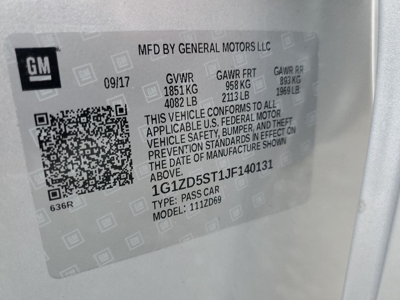 2018 Chevrolet Malibu - Image 12