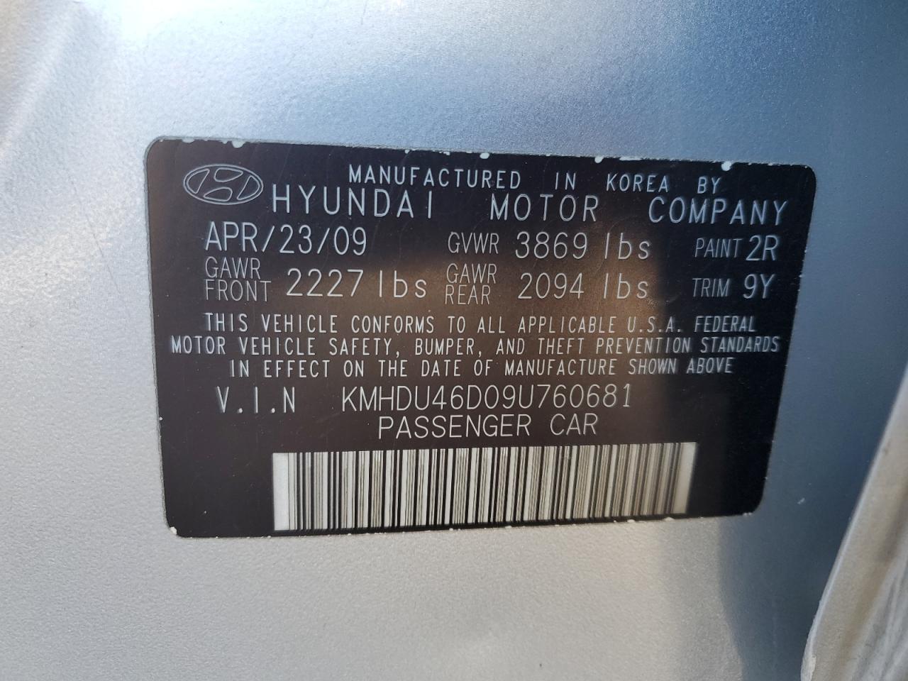 2009 Hyundai Elantra - Image 12