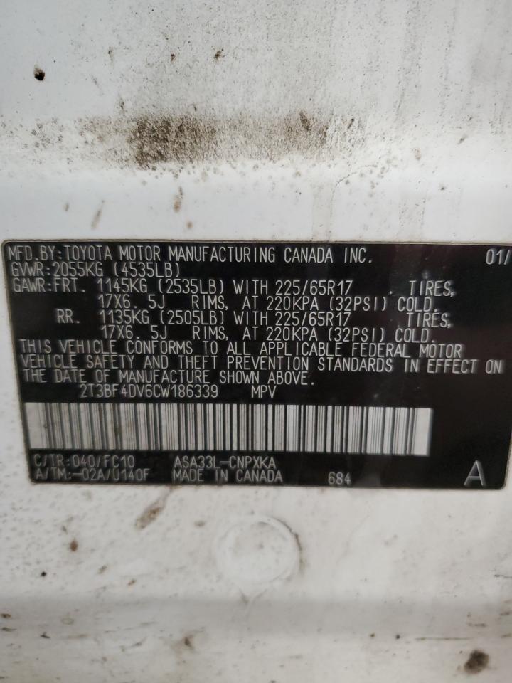 2012 Toyota RAV 4 - Image 13