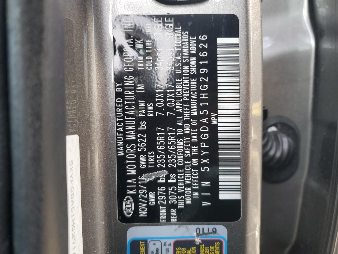 2017 Kia Sorento - Image 13