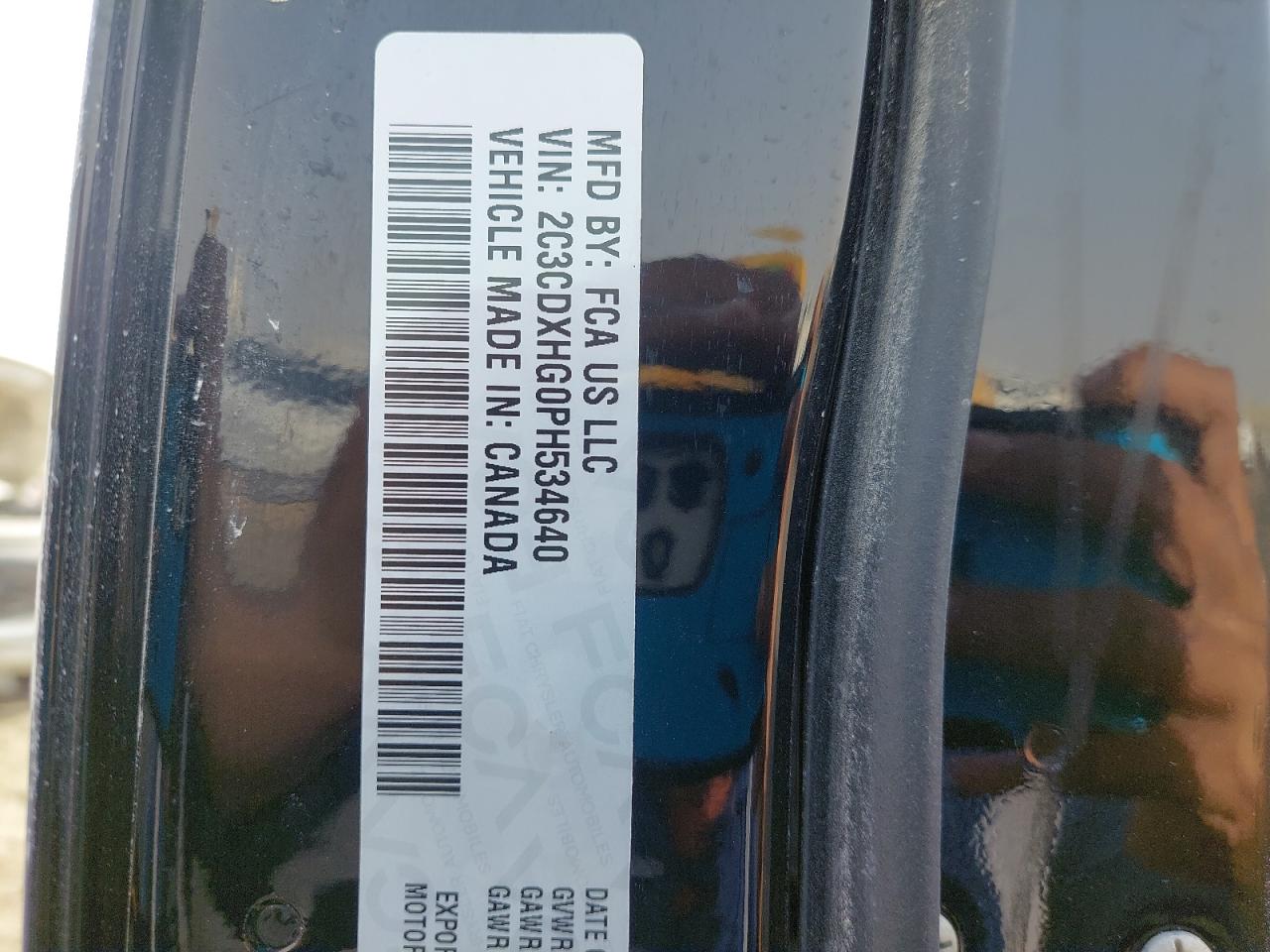 2C3CDXHG0PH534640 - 2023 DODGE CHARGER - #44292225
