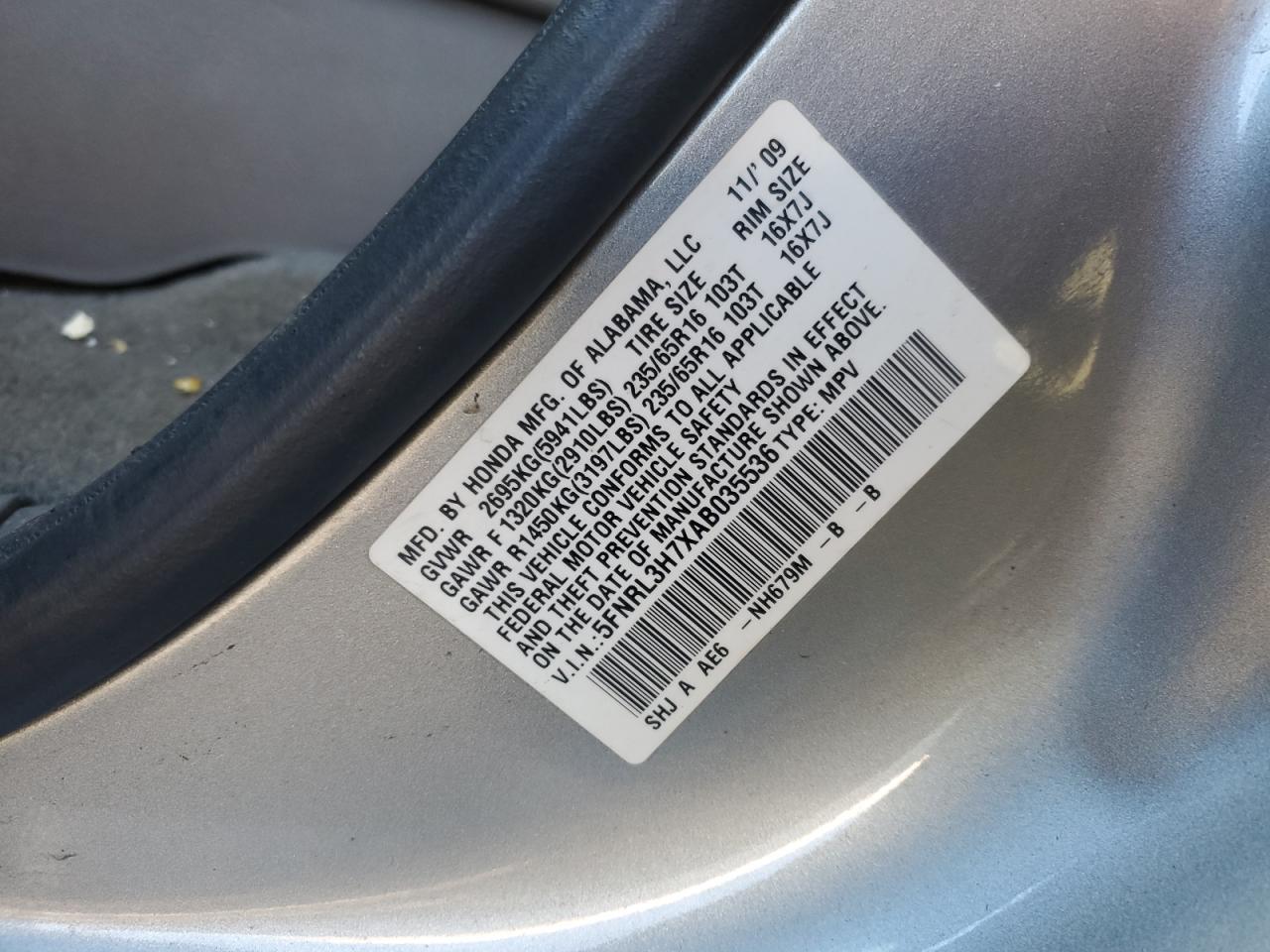 2010 Honda Odyssey - Image 13