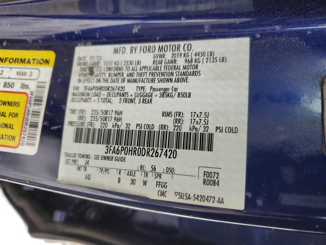 2013 Ford Fusion - Image 12