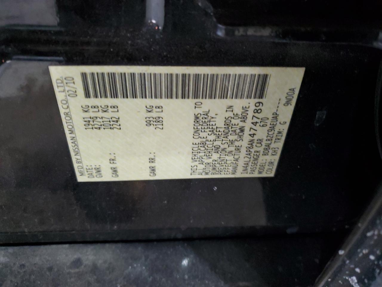 2010 Nissan Altima - Image 13