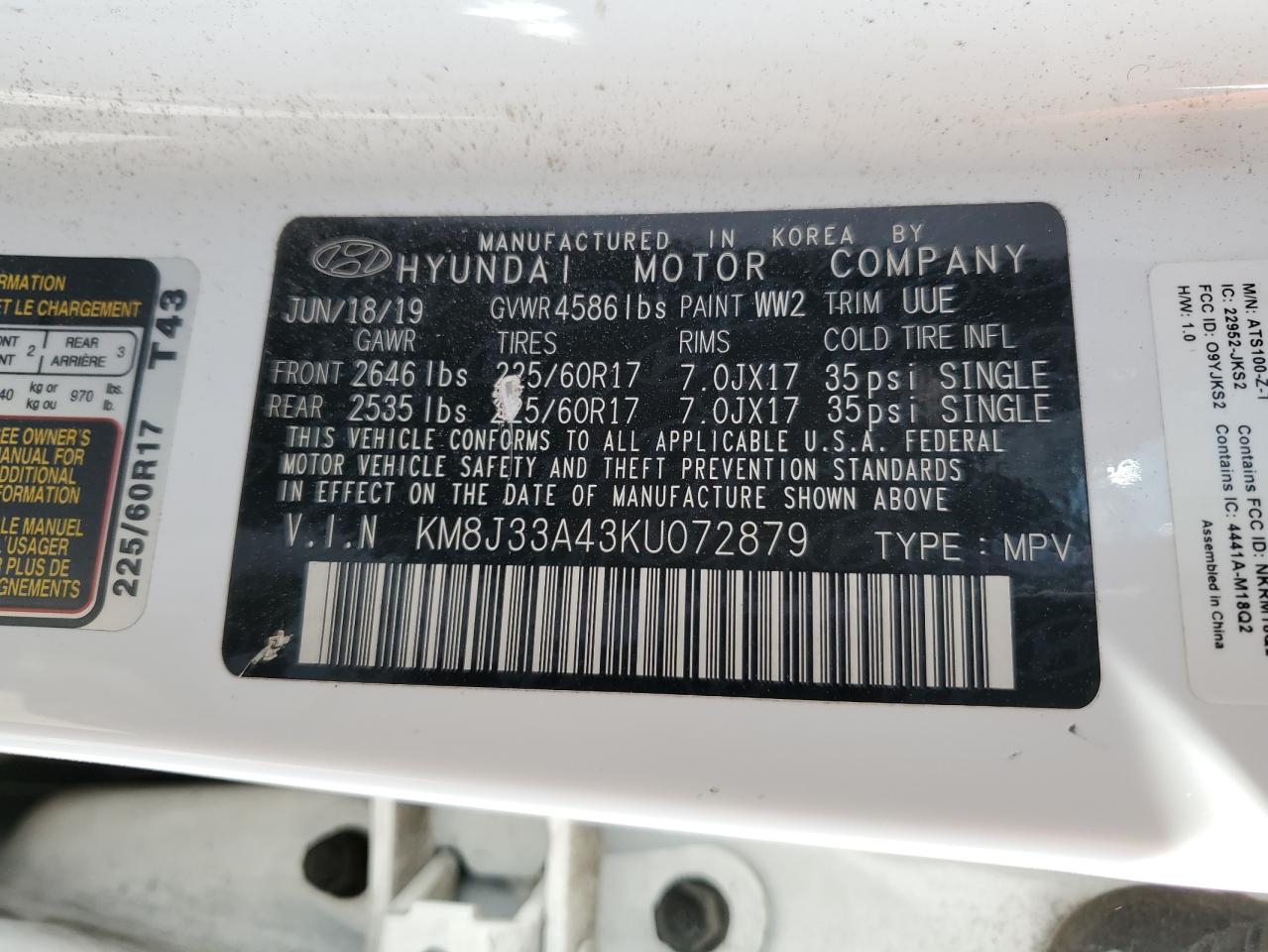 2019 Hyundai Tucson - Image 14