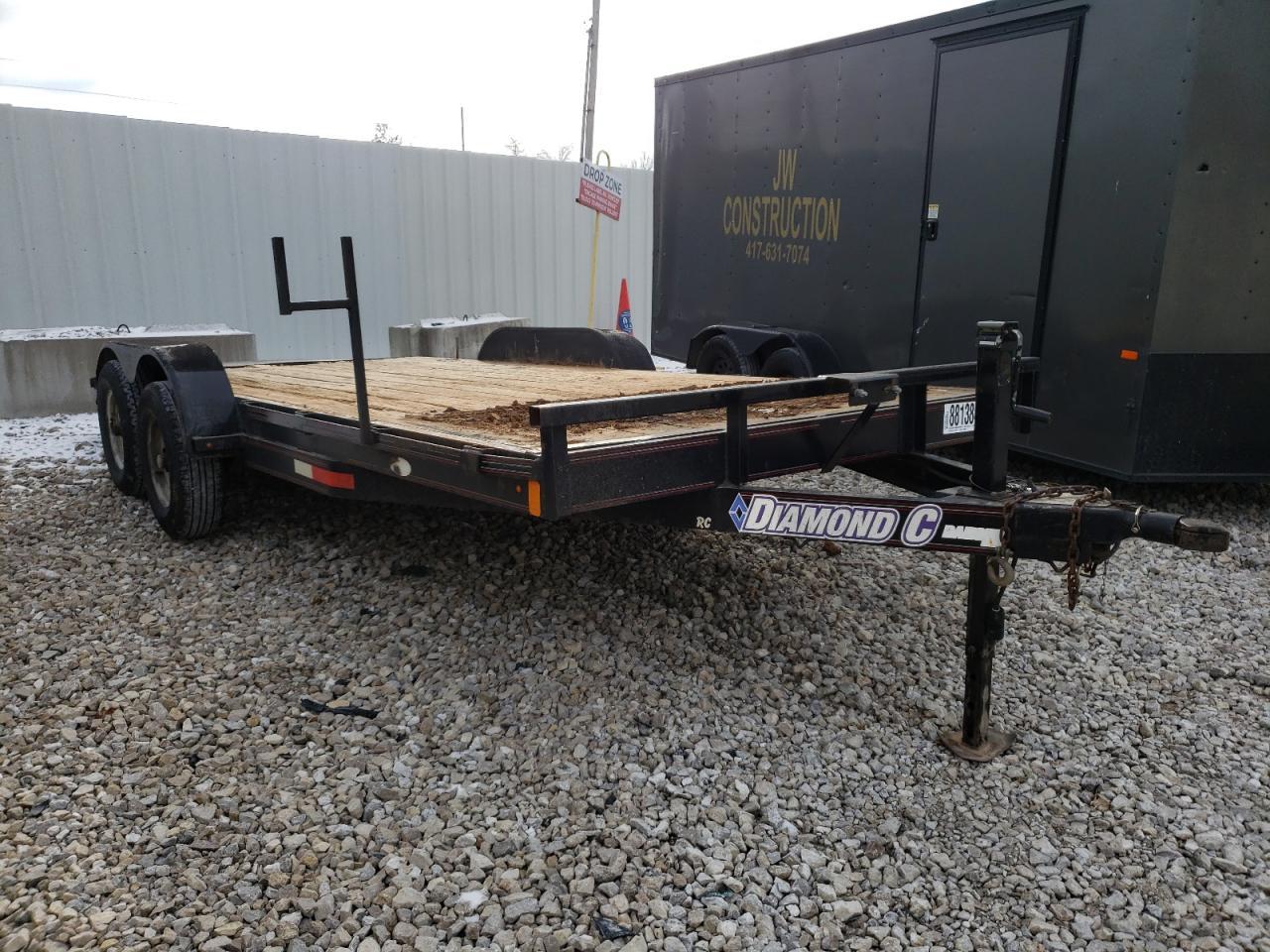 2014 Diamond C Equipment Trailer na sprzedaż w Rogersville, MO - Rear End