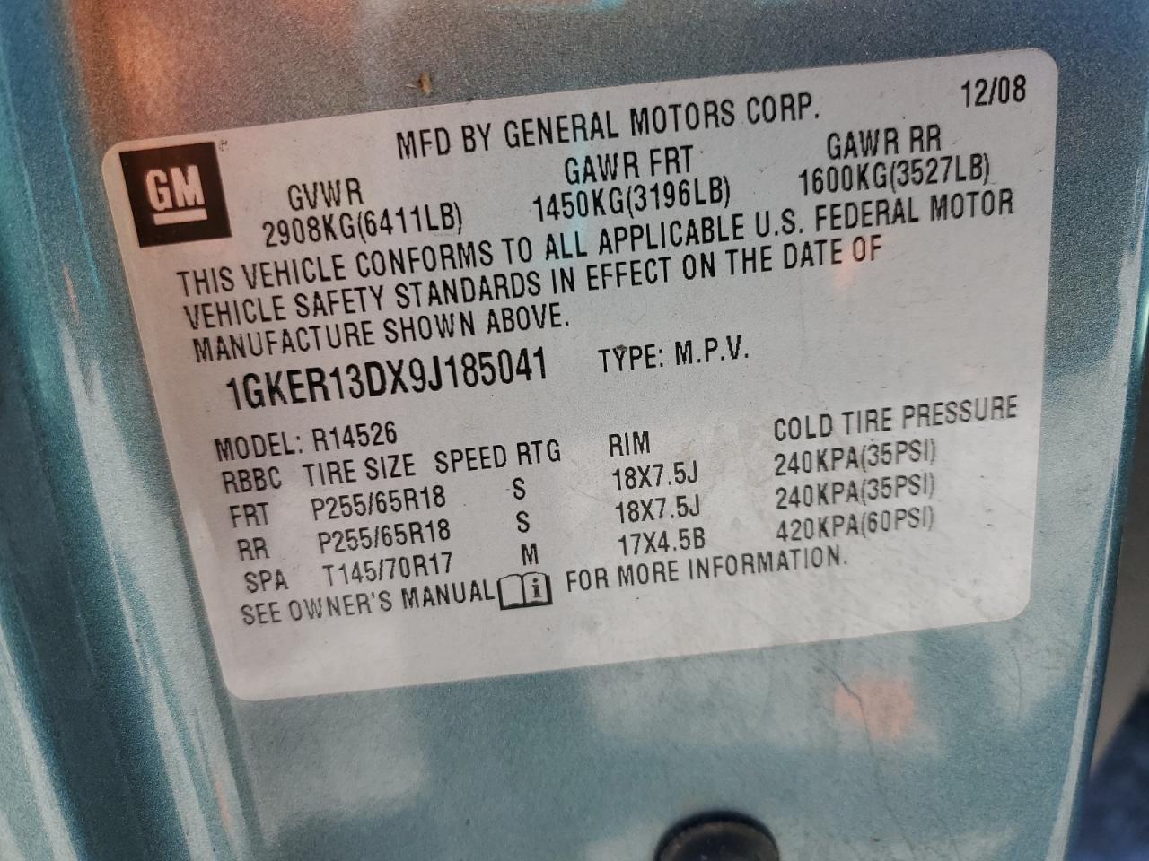2009 GMC Acadia - Image 14