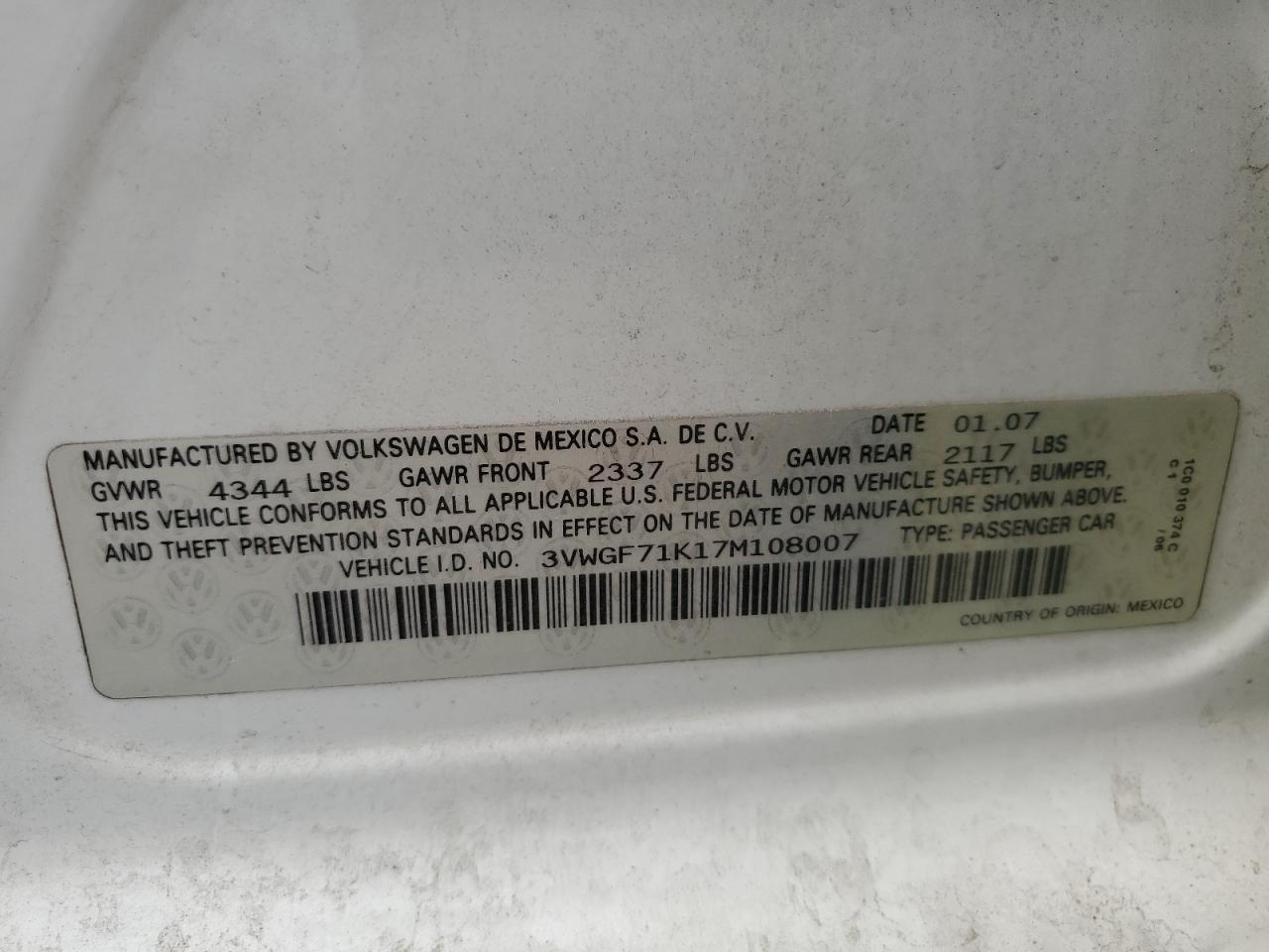 2007 Volkswagen Jetta - Image 14