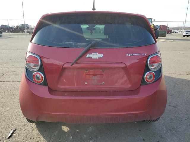  CHEVROLET SONIC 2012 Czerwony