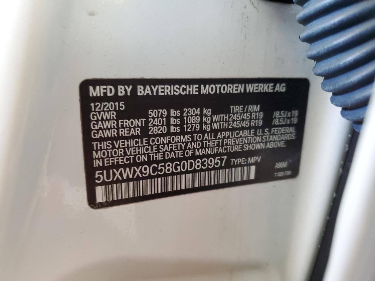 2016 BMW X3 - Image 13