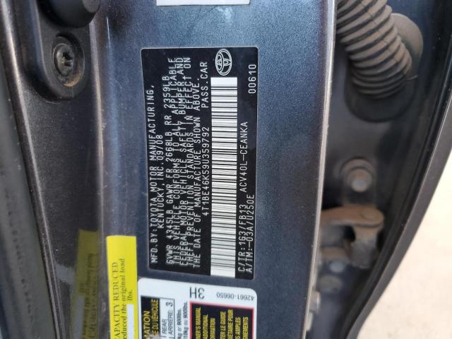 2009 TOYOTA CAMRY BASE