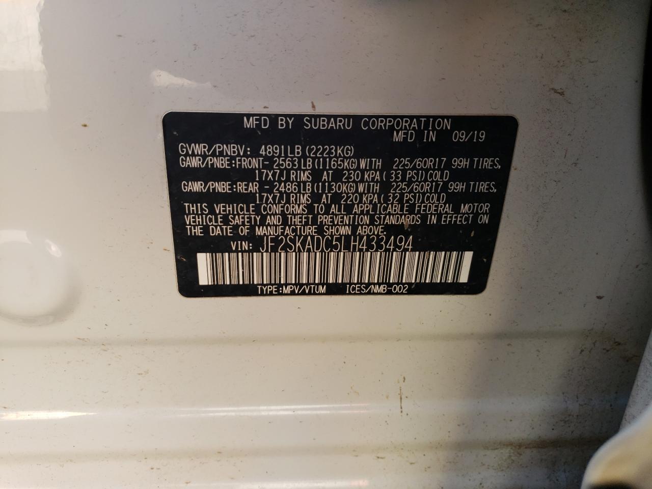 2020 Subaru Forester - Image 15