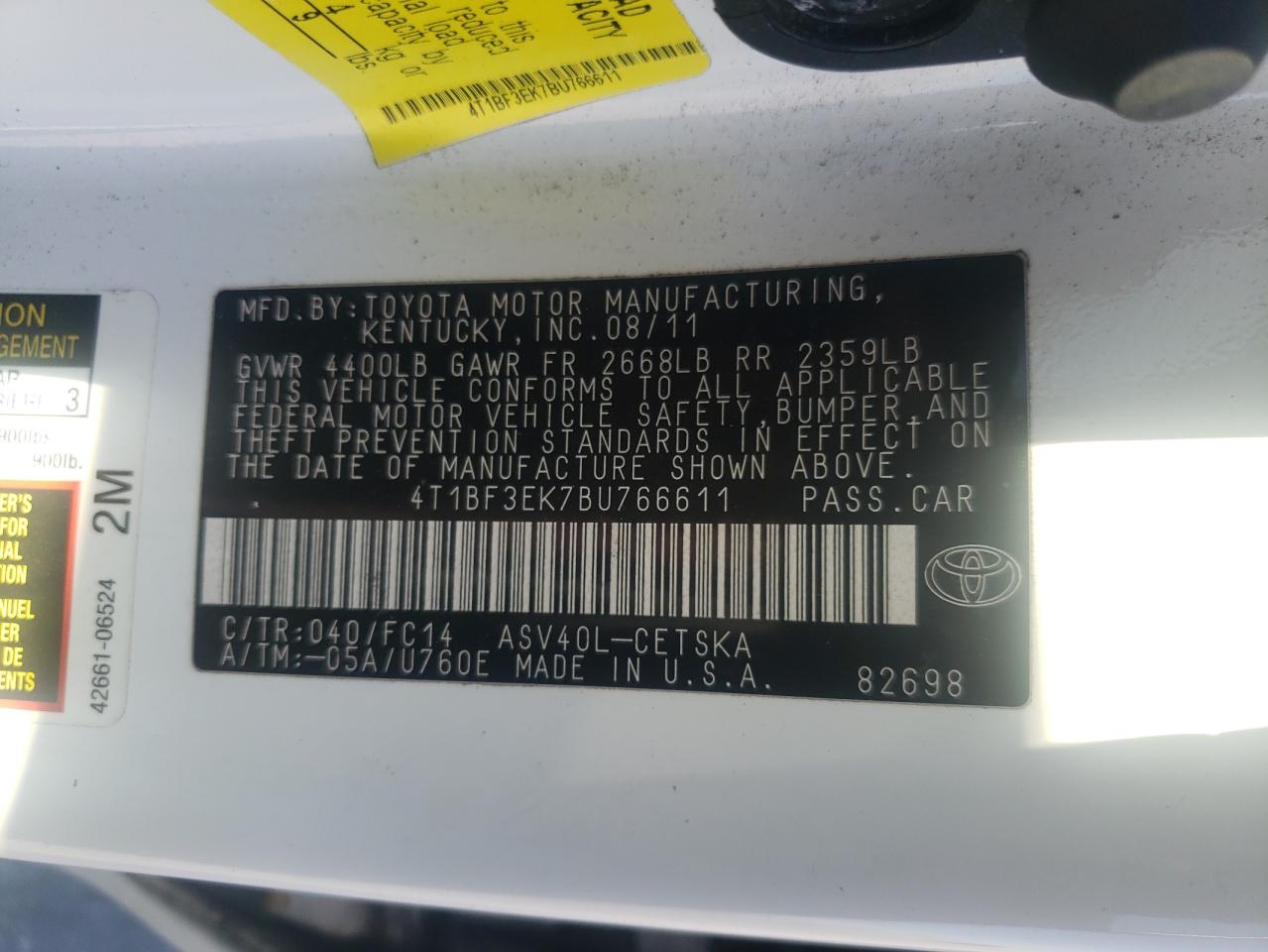 2011 Toyota Camry - Image 12