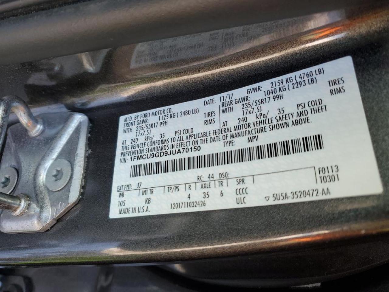 2018 Ford Escape - Image 15