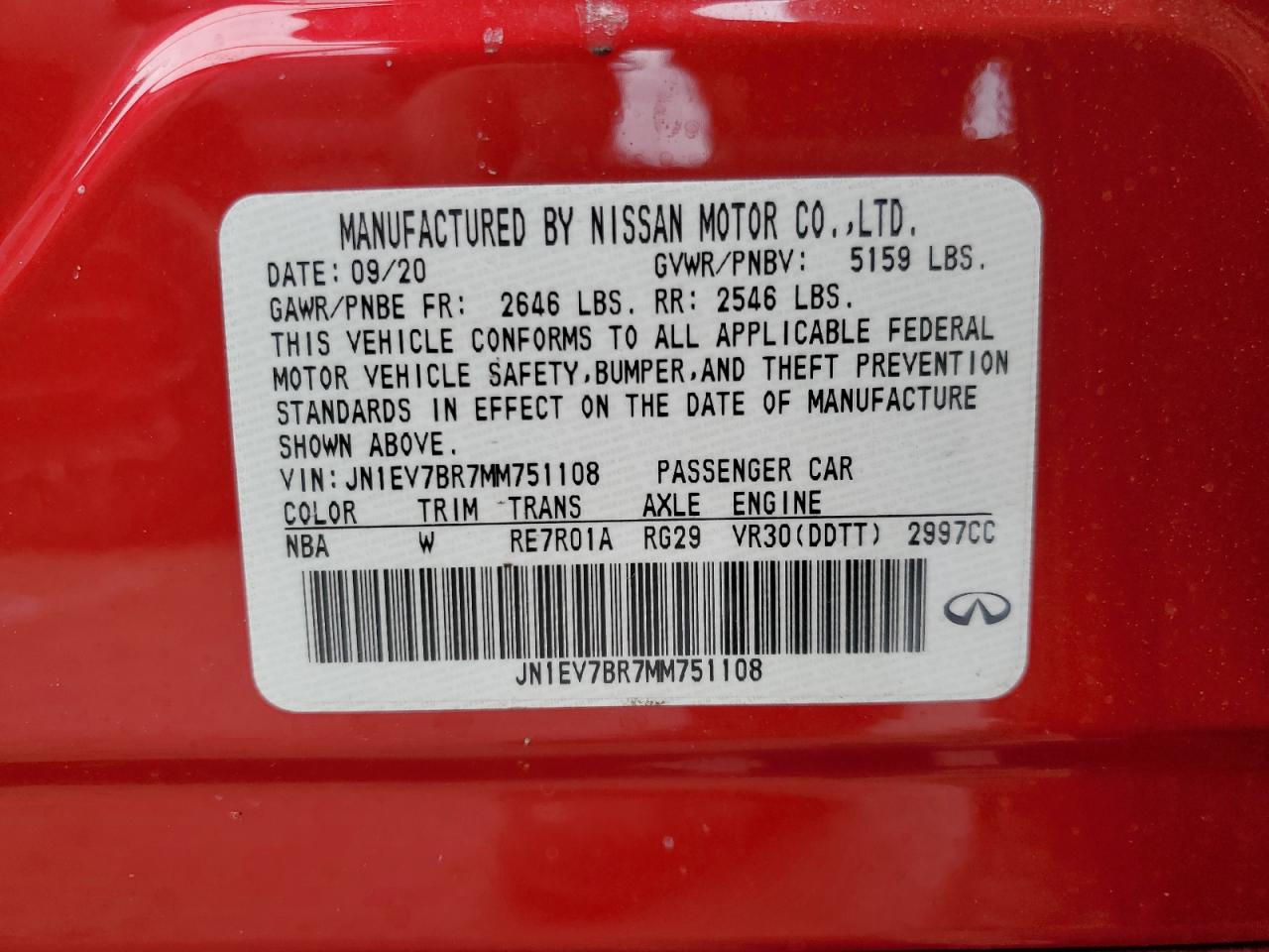 2021 Infiniti Q50 - Image 12