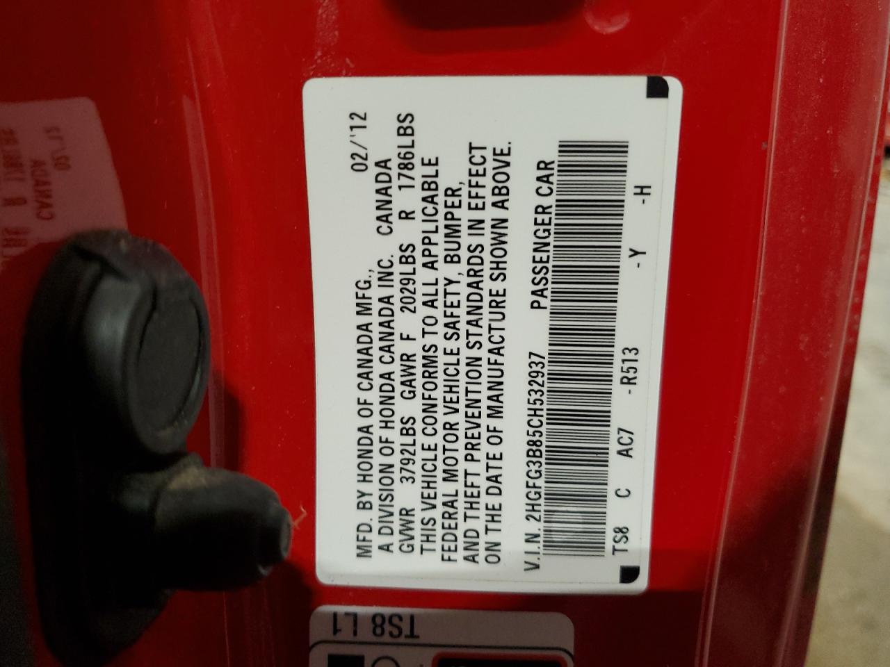 2012 Honda Civic - Image 12
