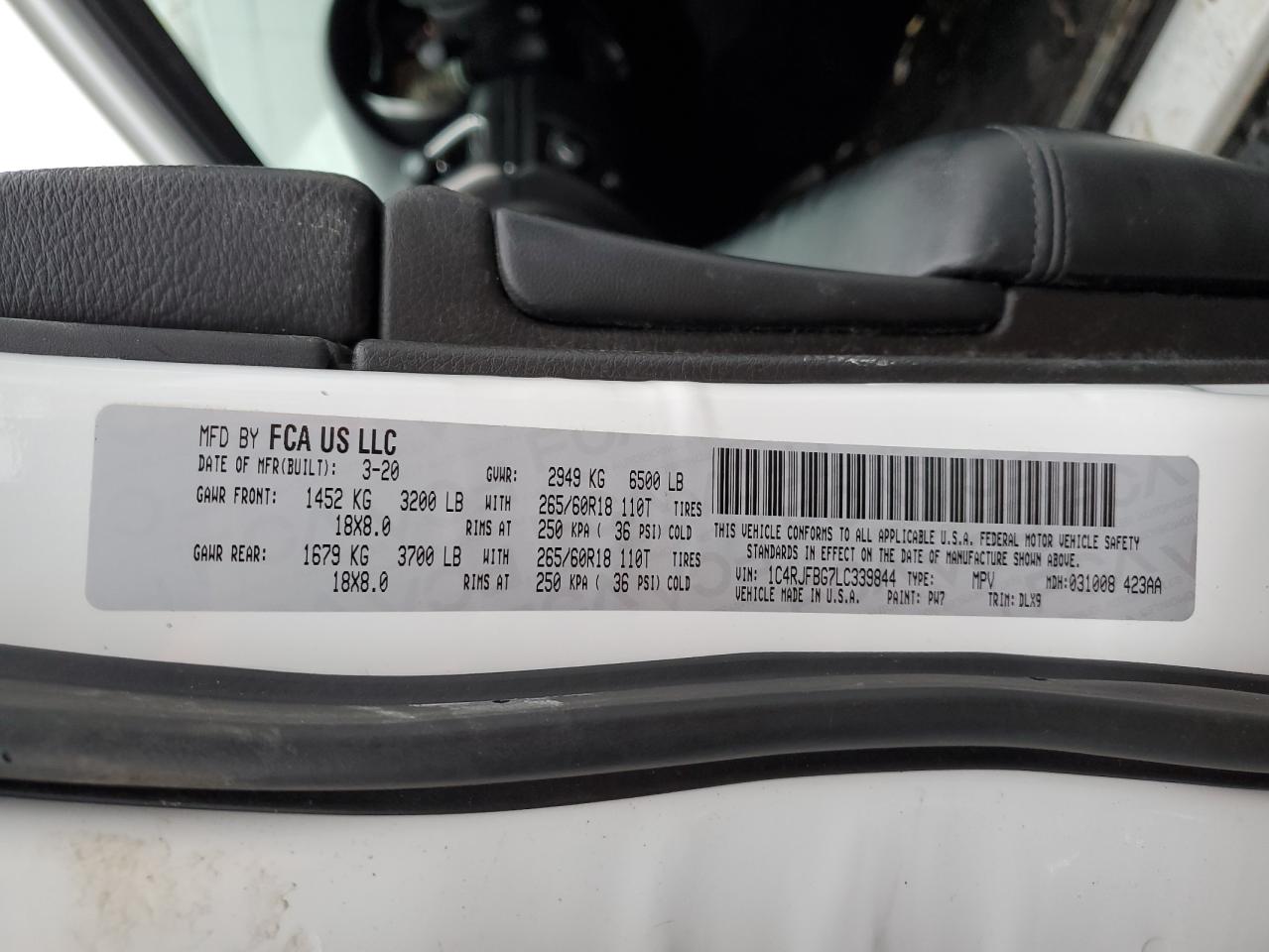 2020 Jeep Grand Cherokee - Image 13