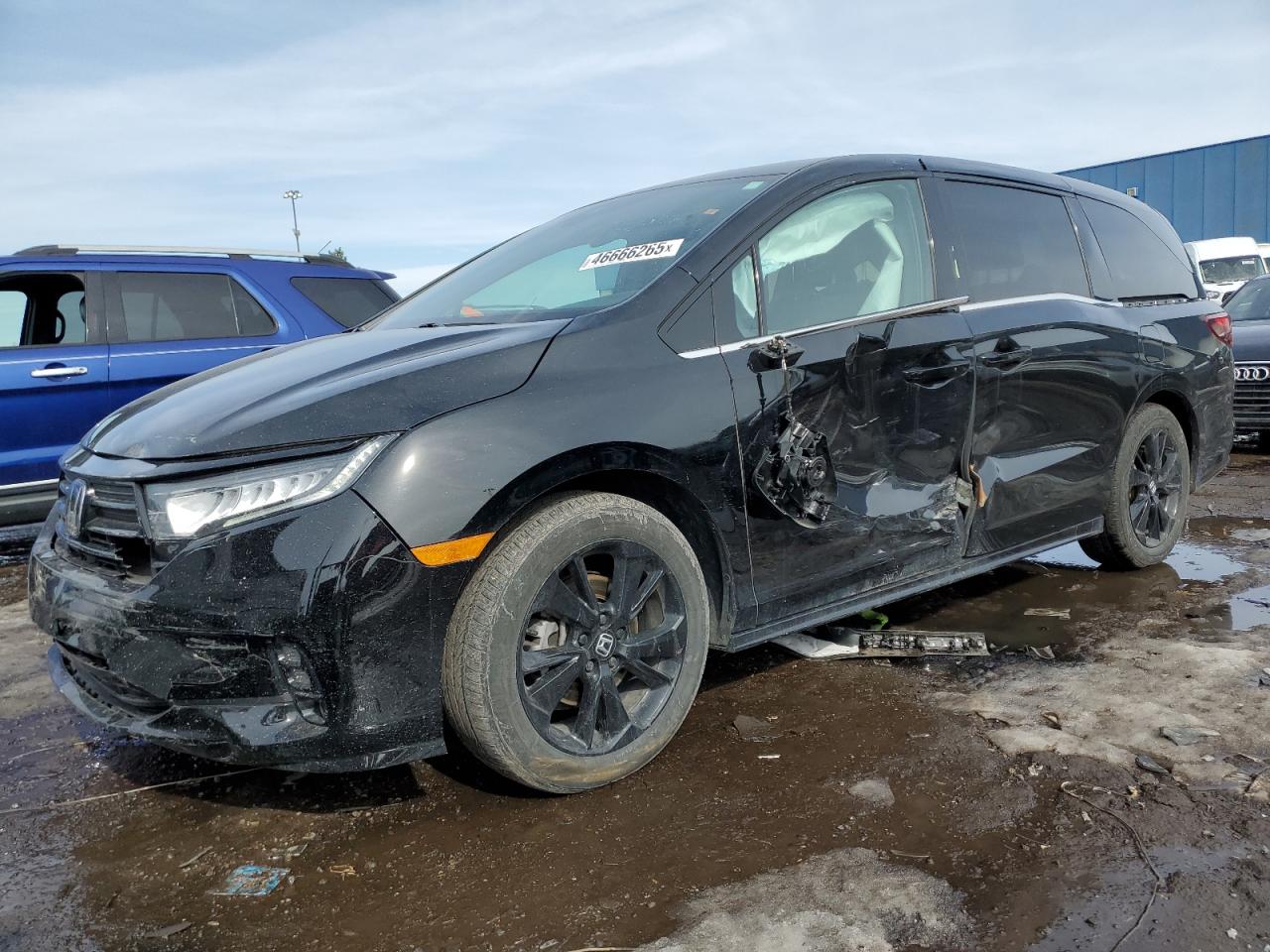 2023 Honda Odyssey Sport-L продається в Woodhaven, MI - Side