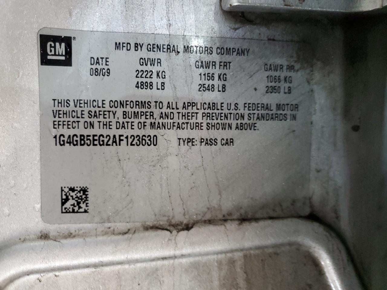 2010 Buick LaCrosse - Image 12