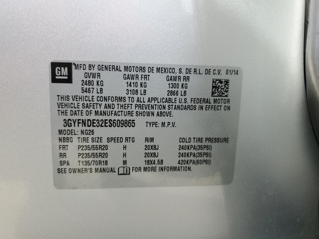 2014 Cadillac SRX - Image 14