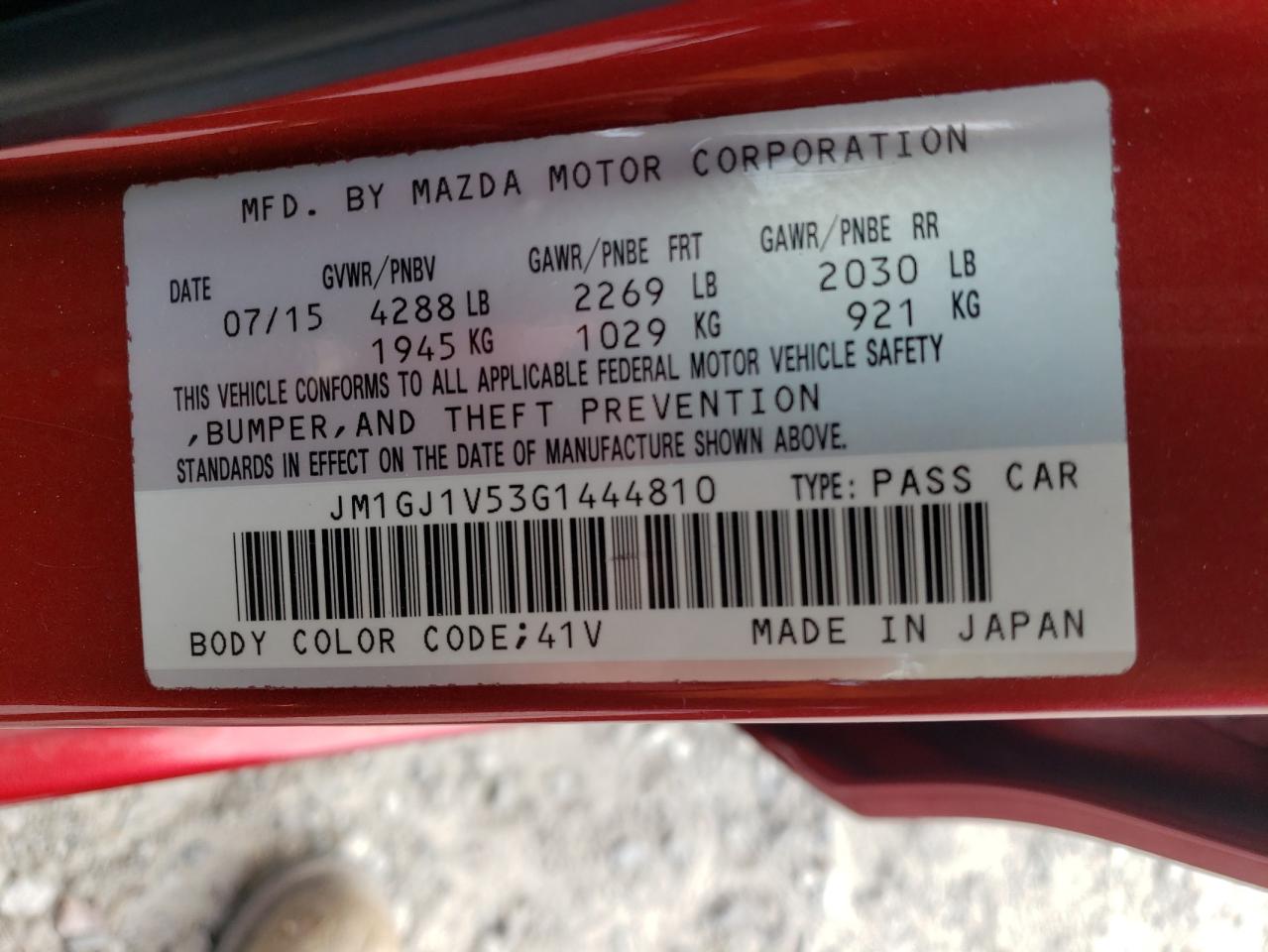 2016 Mazda 6 - Image 14