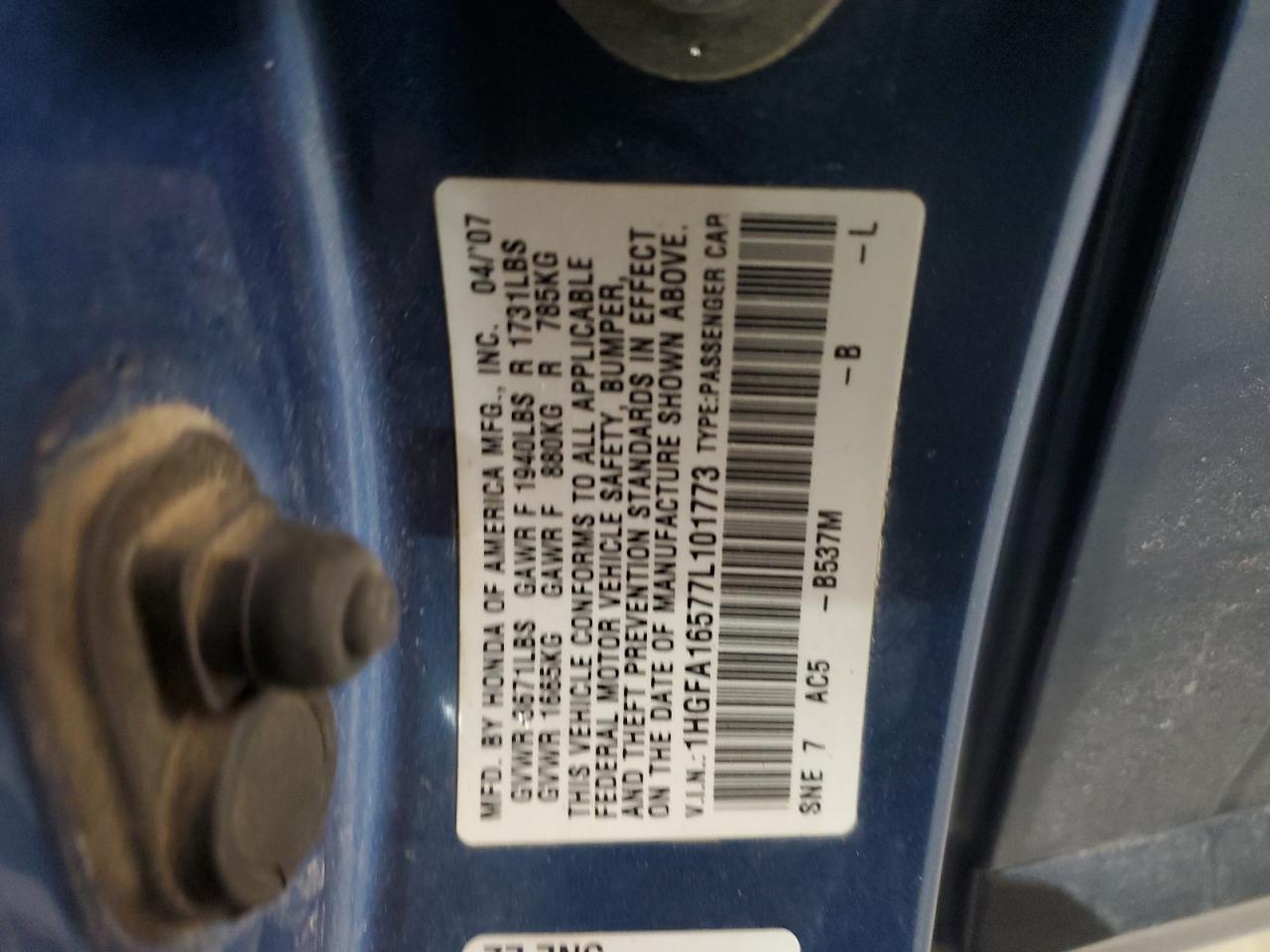 2007 Honda Civic - Image 14
