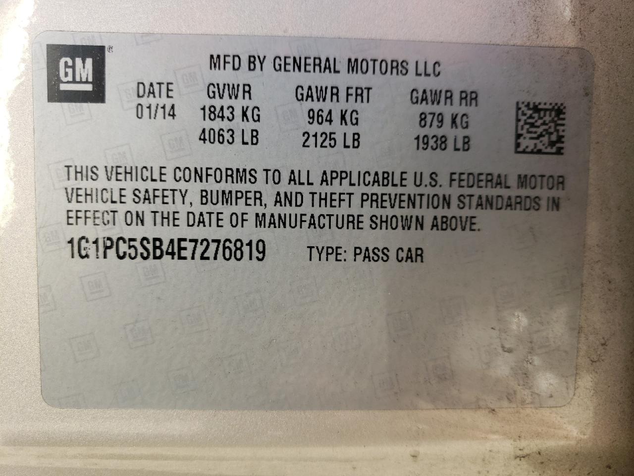 2014 Chevrolet Cruze - Image 12