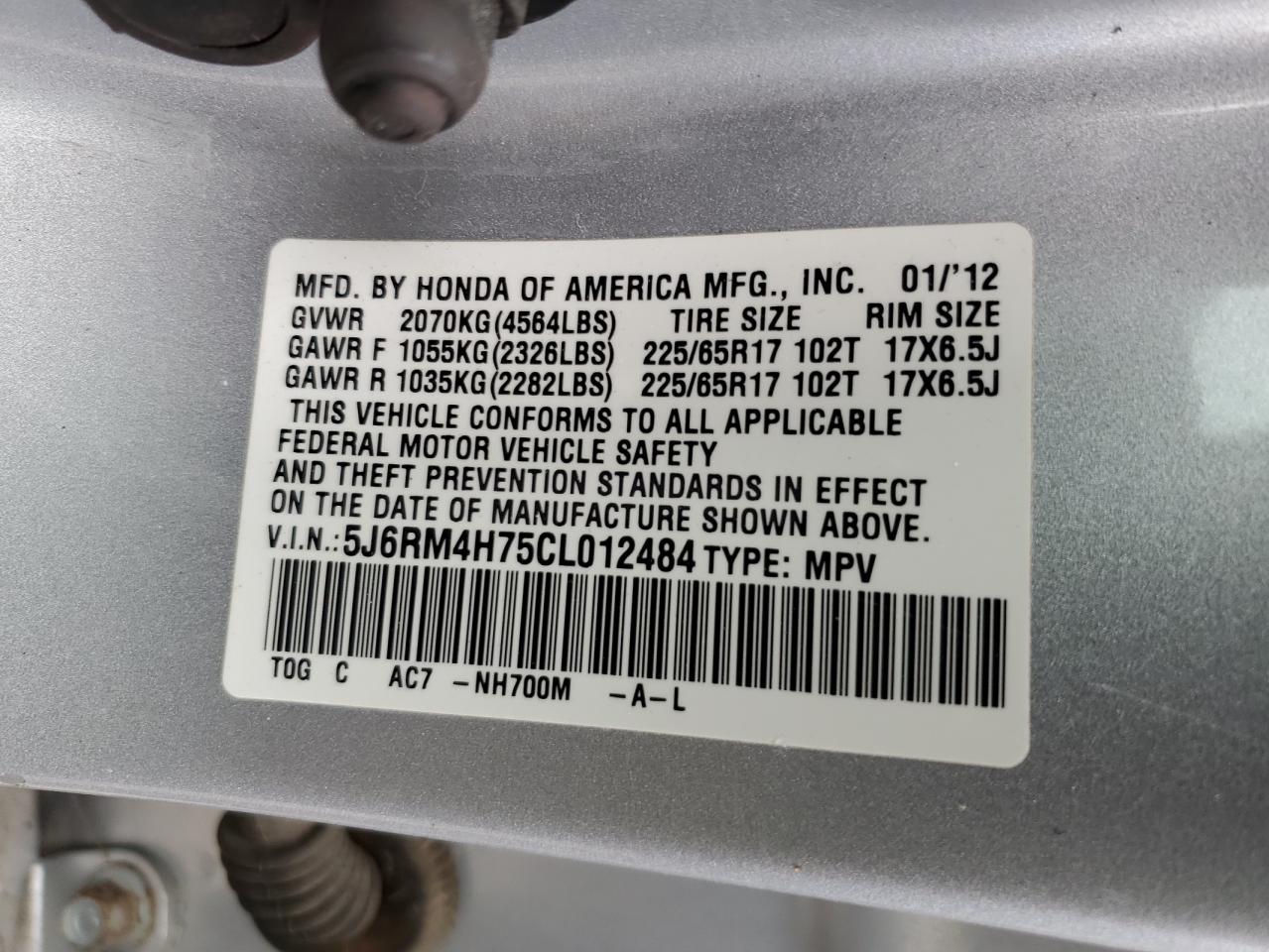 2012 Honda CR-V - Image 16