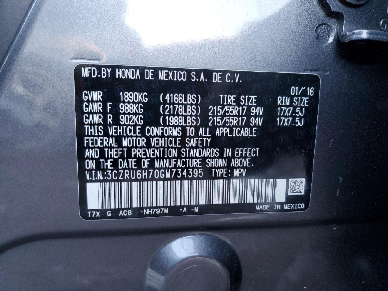 2016 Honda HR-V - Image 14