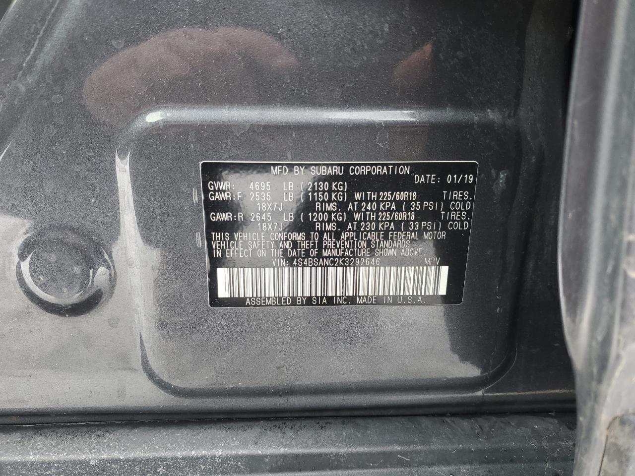 2019 Subaru Outback - Image 14