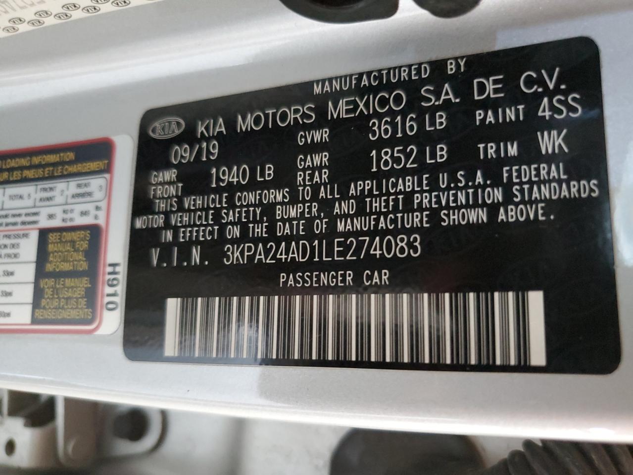 2020 Kia Rio - Image 12