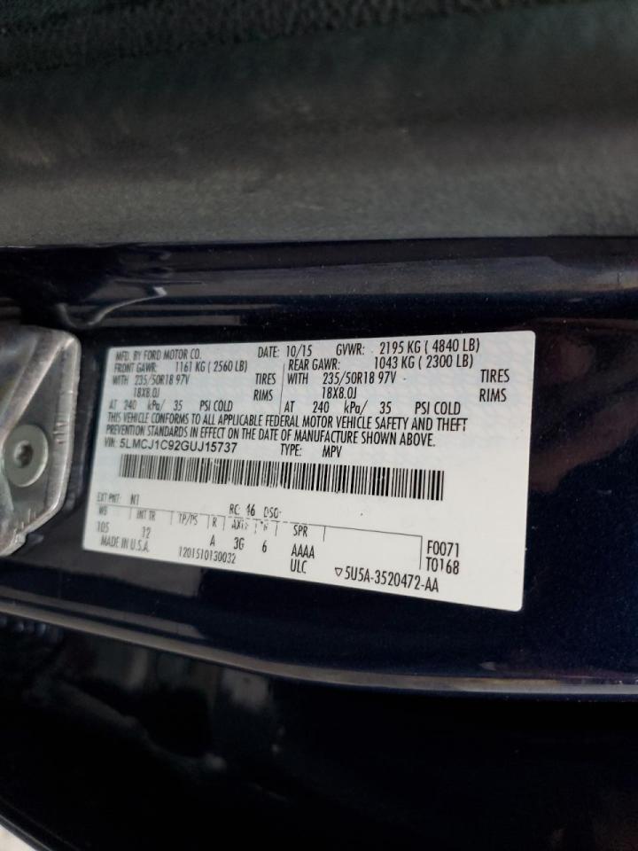 2016 Lincoln MKC - Image 14