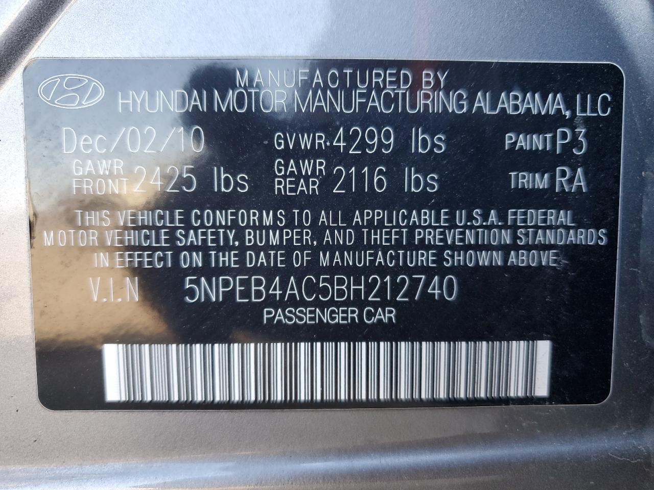 2011 Hyundai Sonata - Image 12