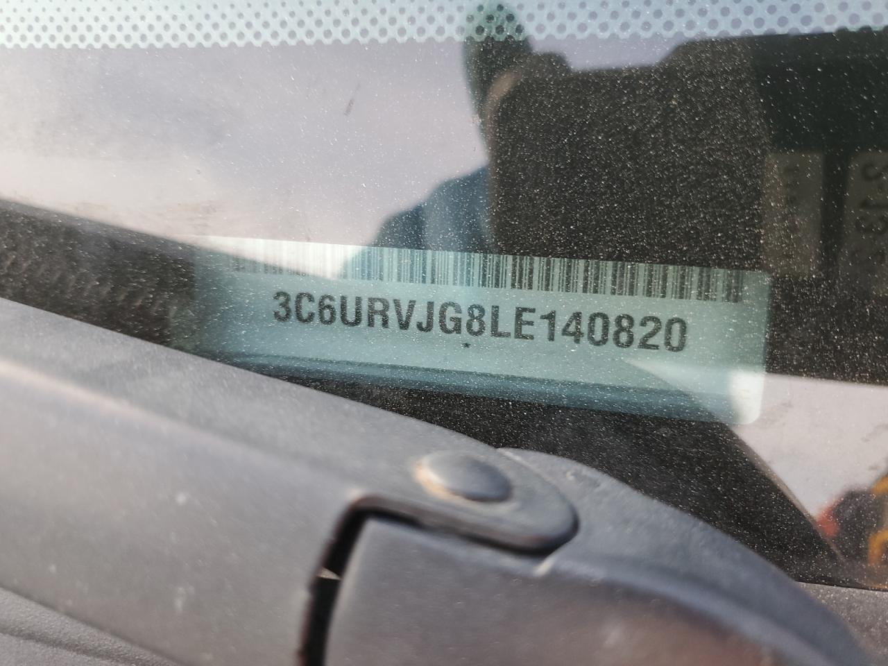 2020 Ram Promaster 3500 3500 High VIN: 3C6URVJG8LE140820 Lot: 45205715