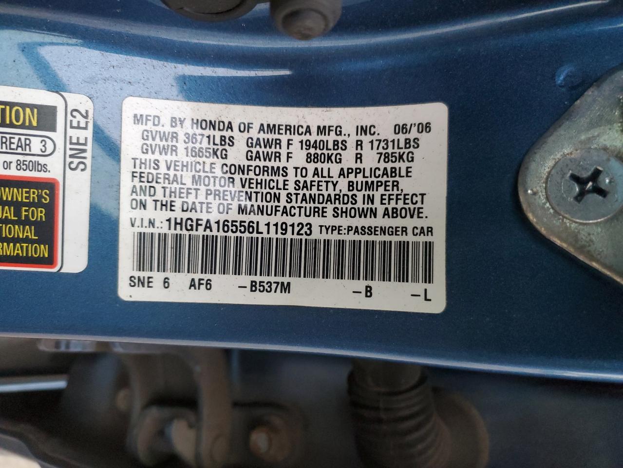2006 Honda Civic - Image 13