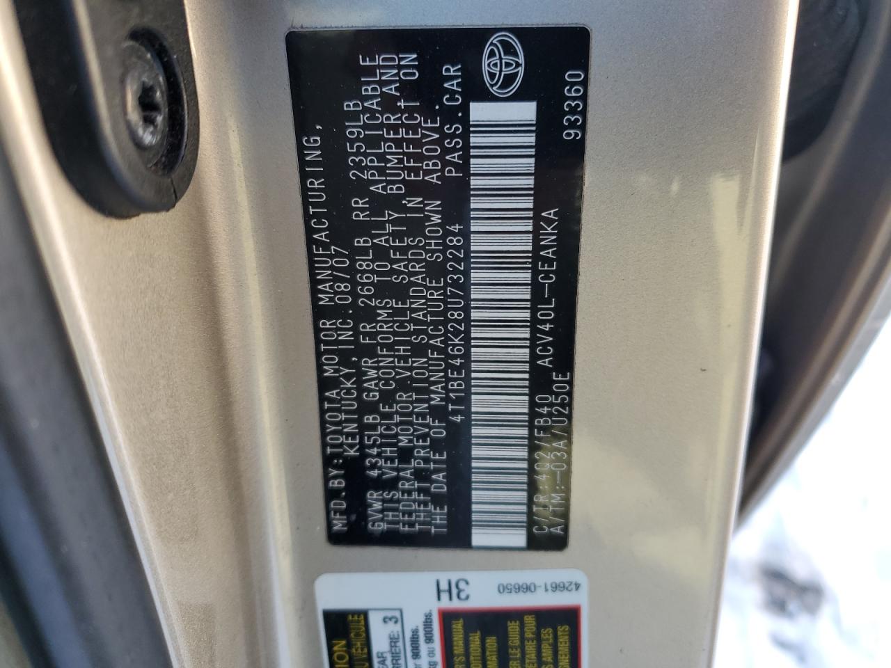 2008 Toyota Camry - Image 12