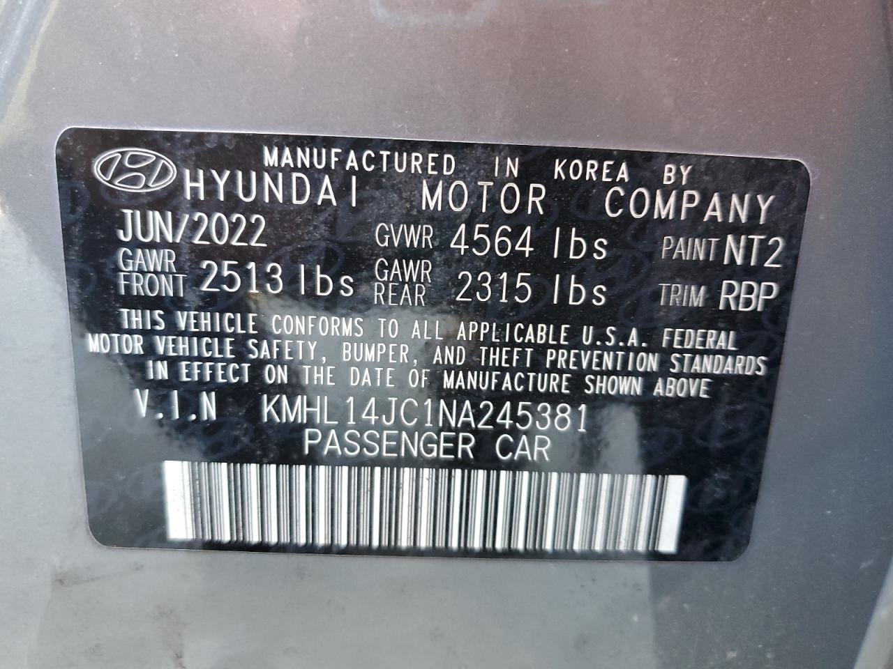 2022 Hyundai Sonata - Image 12