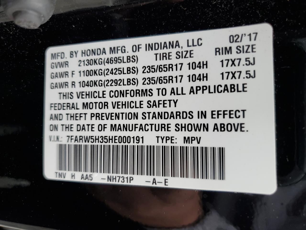 2017 Honda CR-V - Image 13