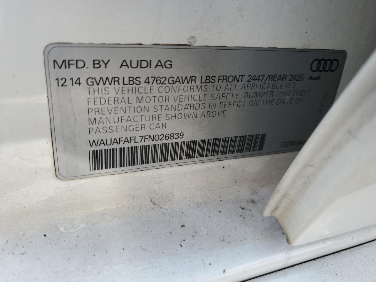 2015 Audi A4 - Image 12