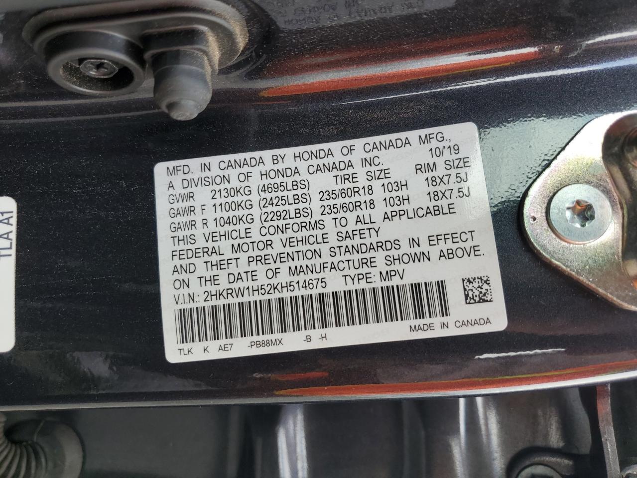 2019 Honda CR-V - Image 14