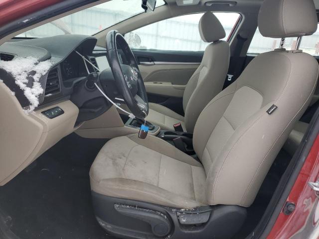  HYUNDAI ELANTRA 2019 Красный