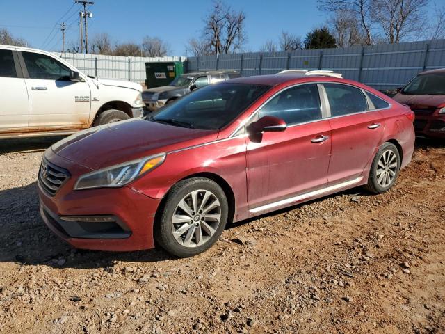  HYUNDAI SONATA 2016 Bordowy