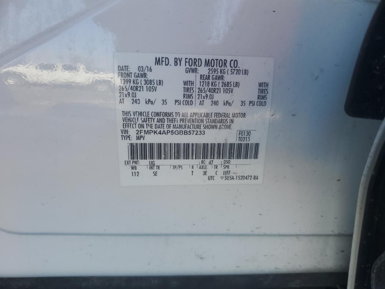 2016 Ford Edge - Image 13