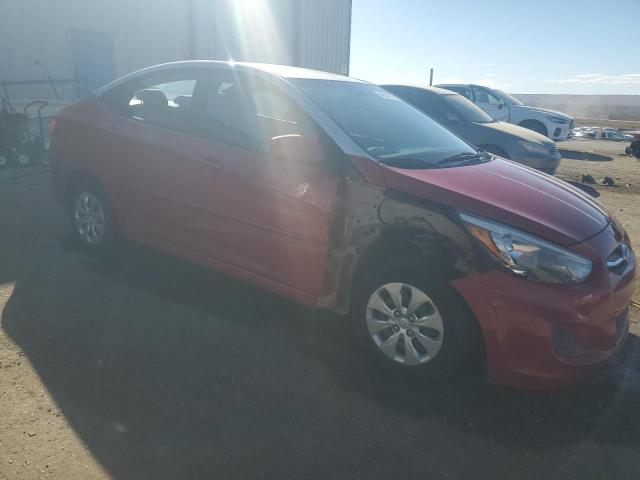  HYUNDAI ACCENT 2015 Czerwony